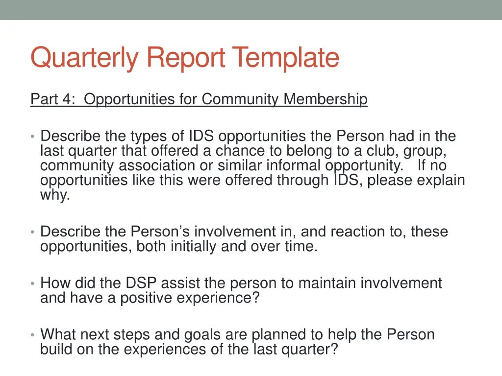 quarterly report template 4