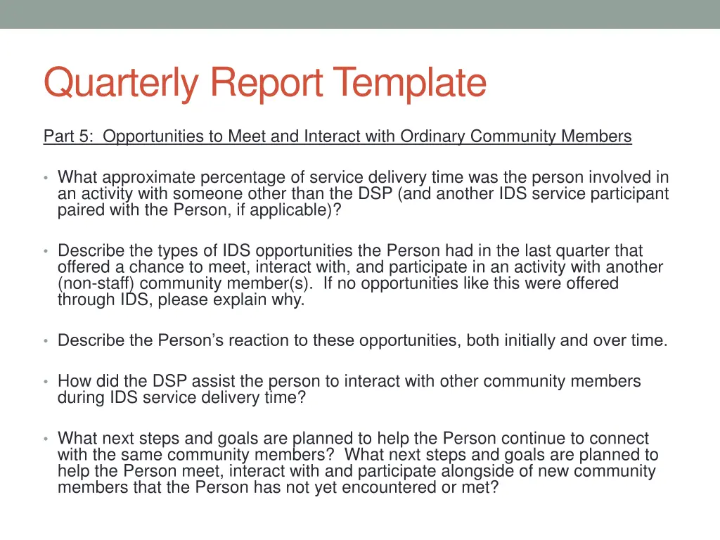 quarterly report template 5