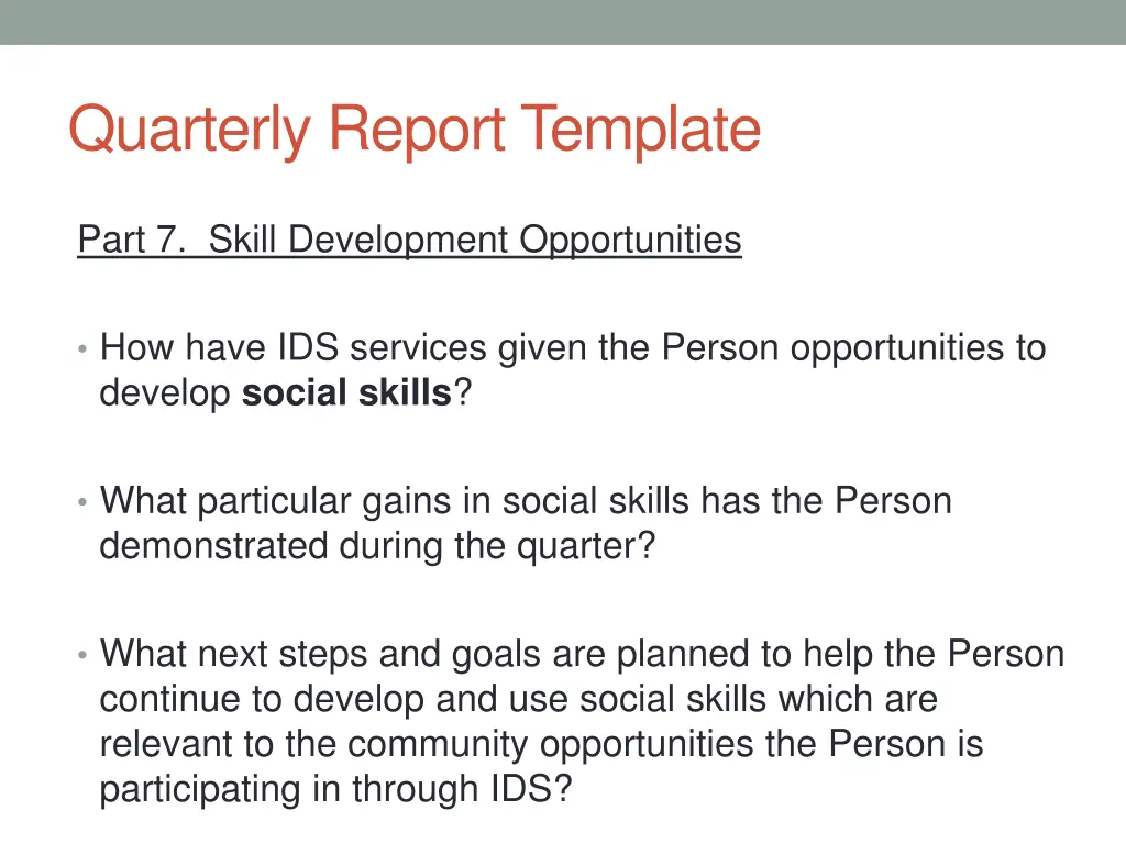 quarterly report template 7