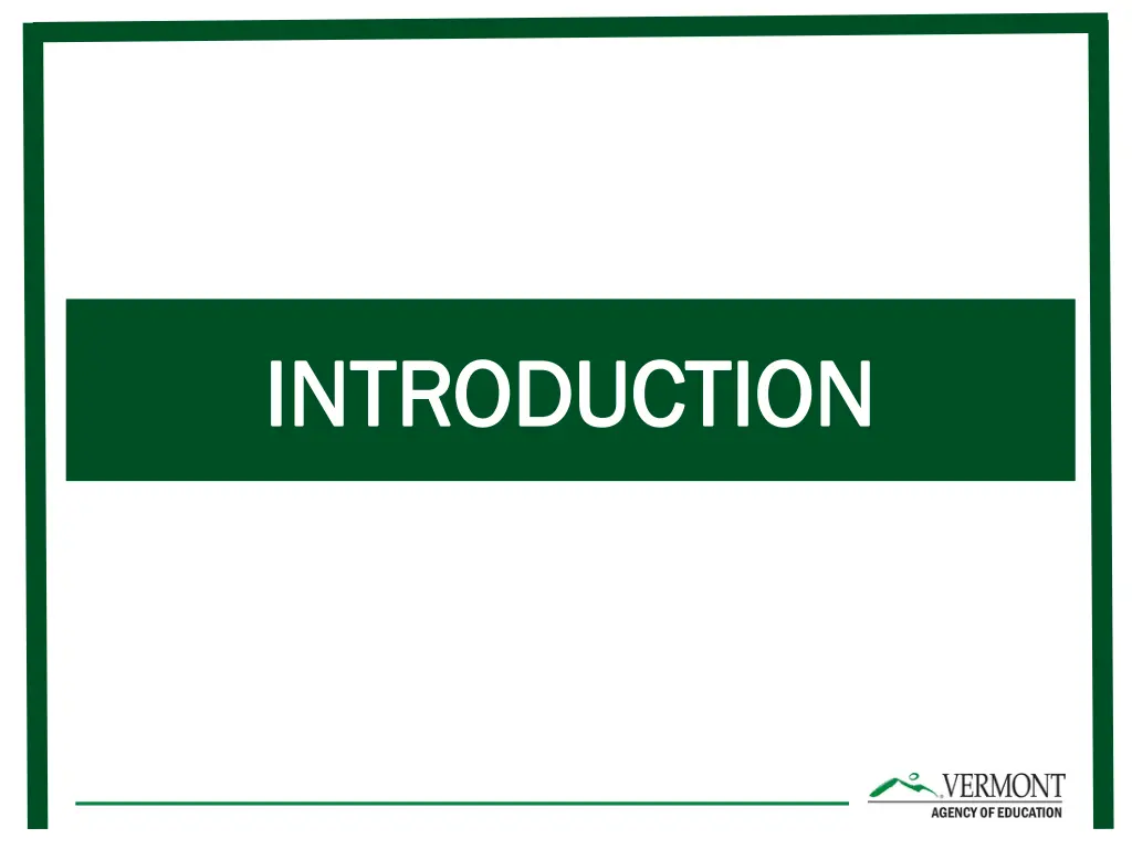 introduction introduction