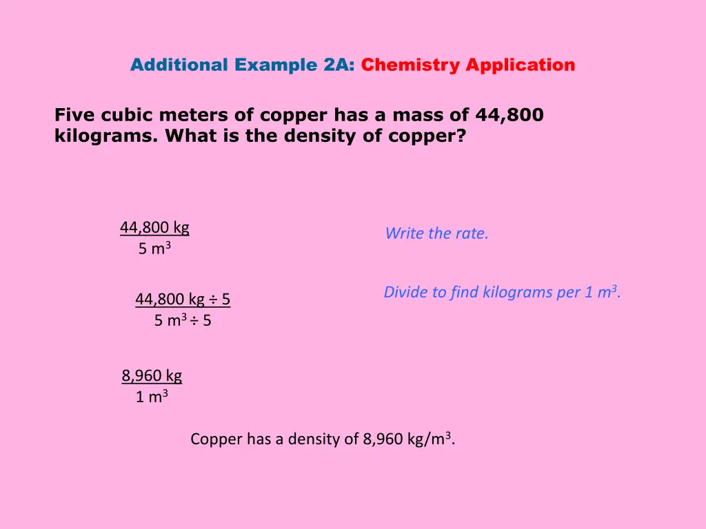 additional example 2a chemistry application
