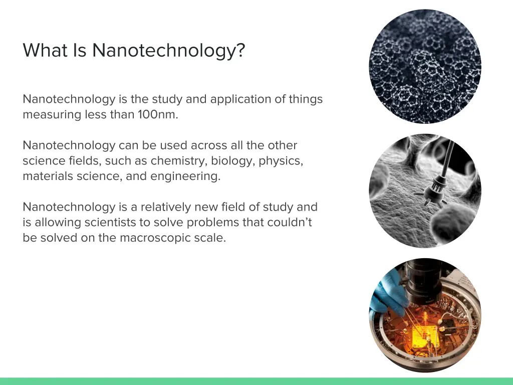what is nanotechnology