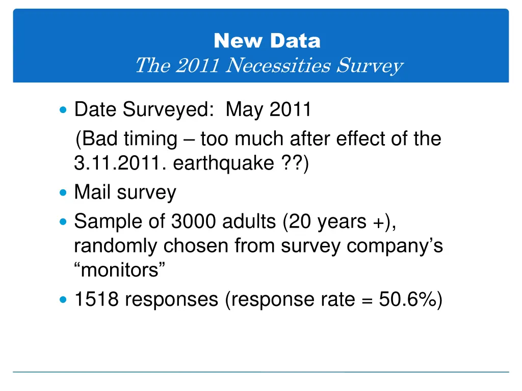 new data
