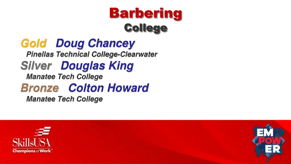 barbering college