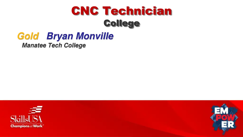 cnc technician college