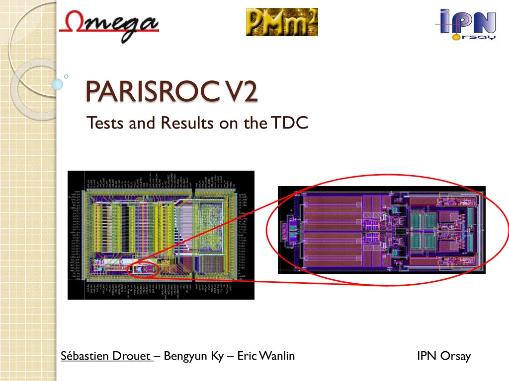 parisroc v2 tests and results on the tdc