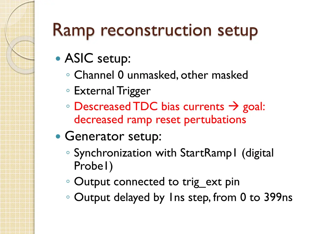 ramp reconstruction setup 1