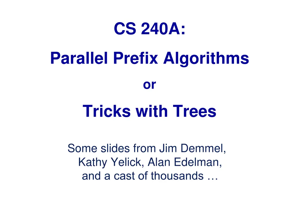 cs 240a