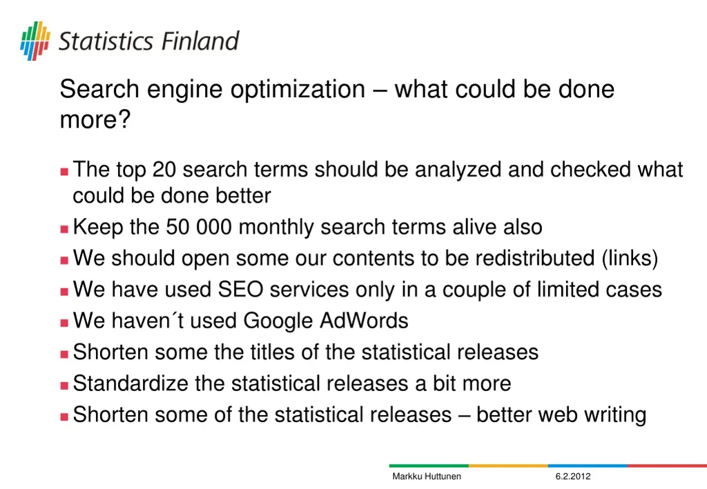 search engine optimization what could be done more