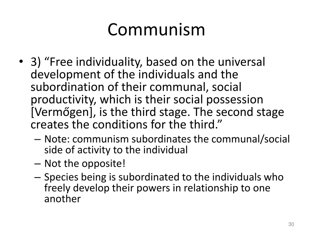 communism