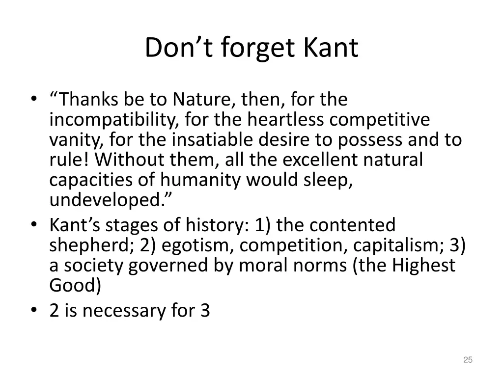 don t forget kant