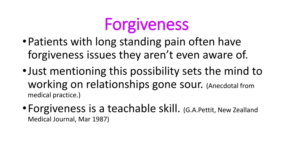 forgiveness forgiveness