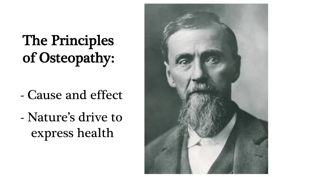 the principles the principles of osteopathy