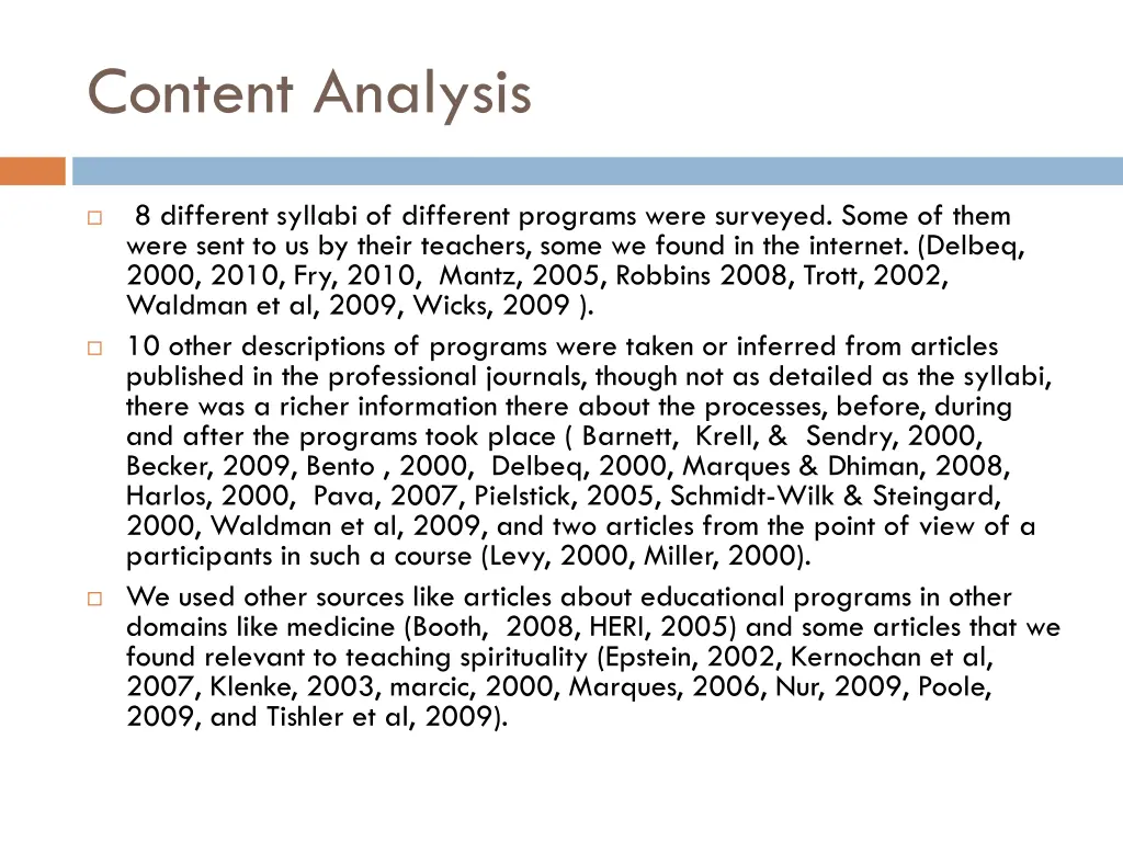 content analysis