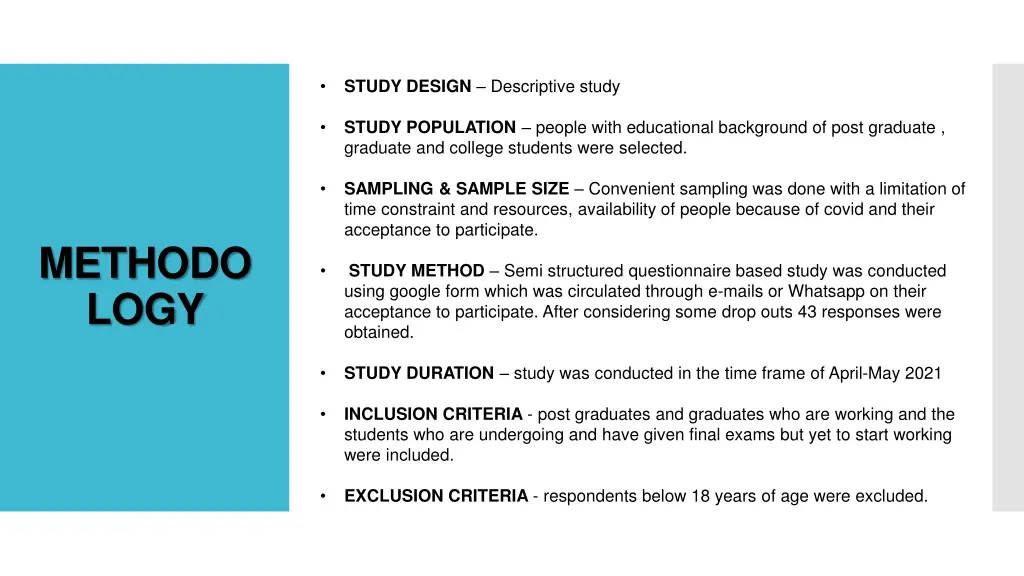 study design descriptive study