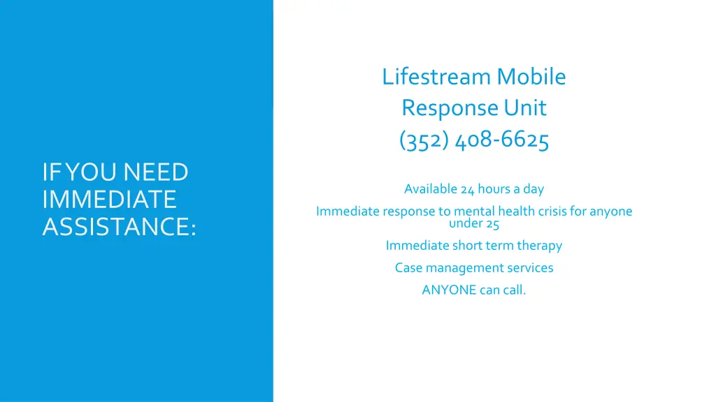 lifestreammobile response unit 352 408 6625