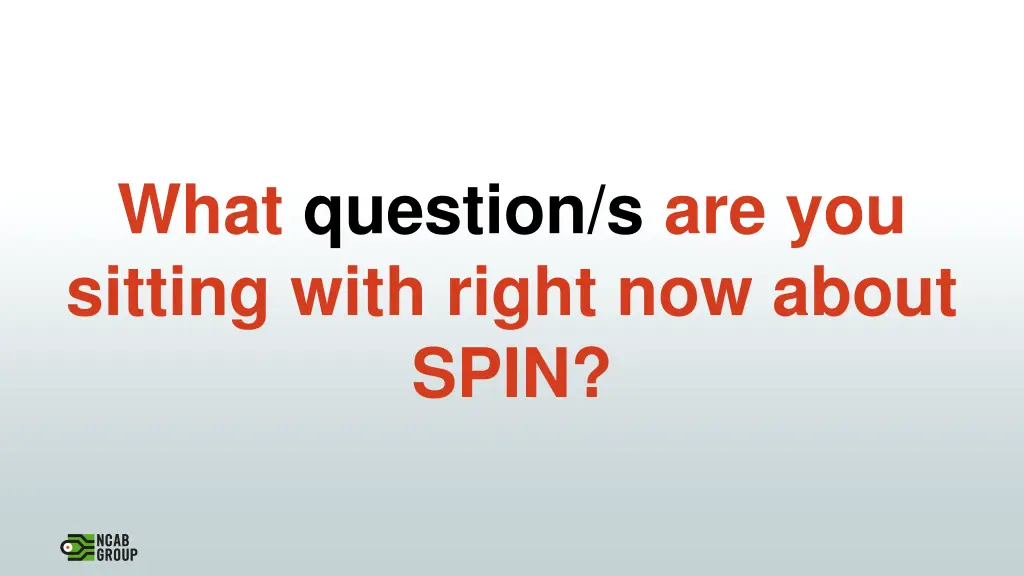 what question s are you sitting with right