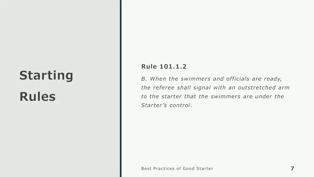 rule 101 1 2