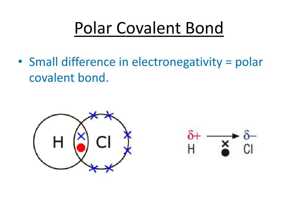 polar covalent bond