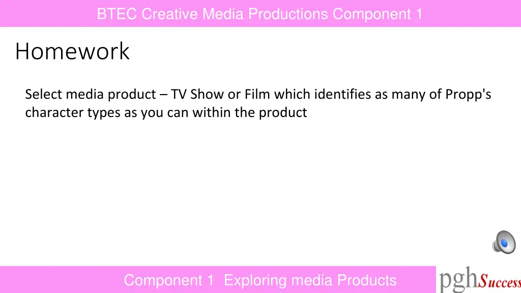 btec creative media productions component 1 5