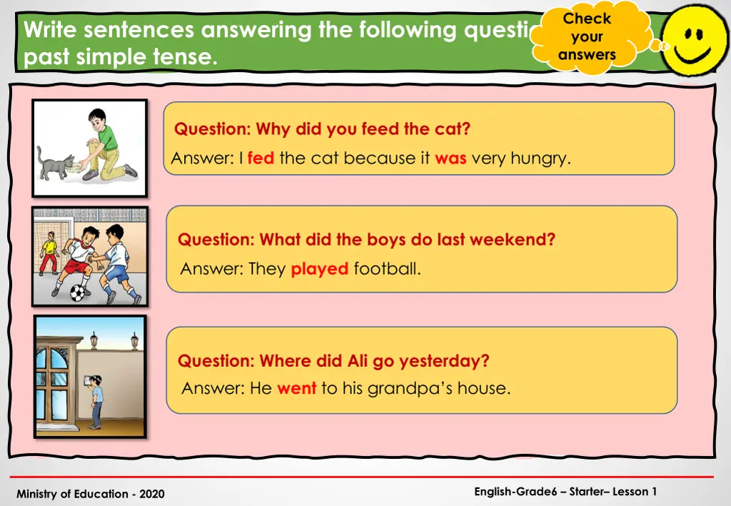 check your answers