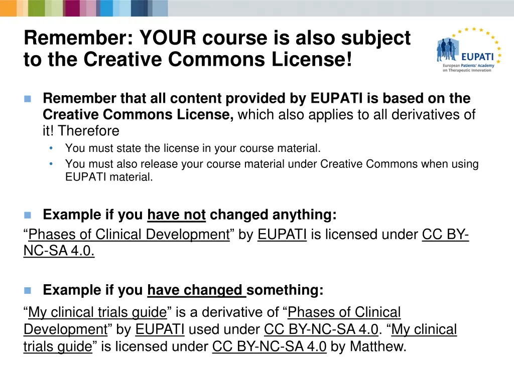 remember your course is also subject