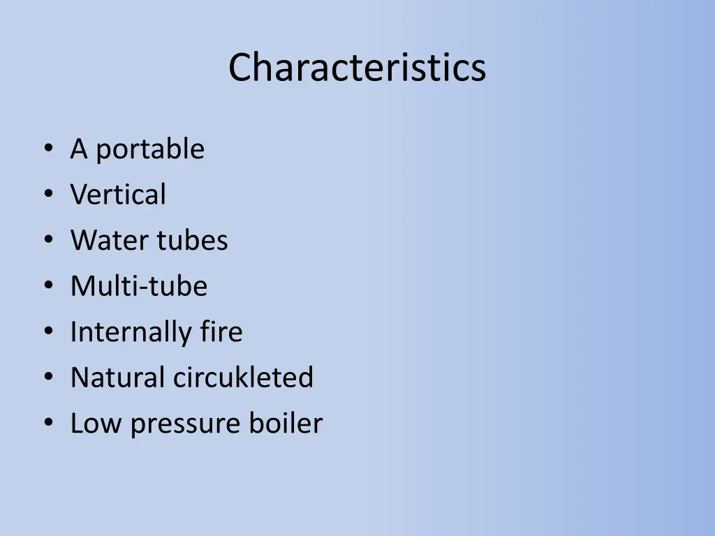 characteristics 2