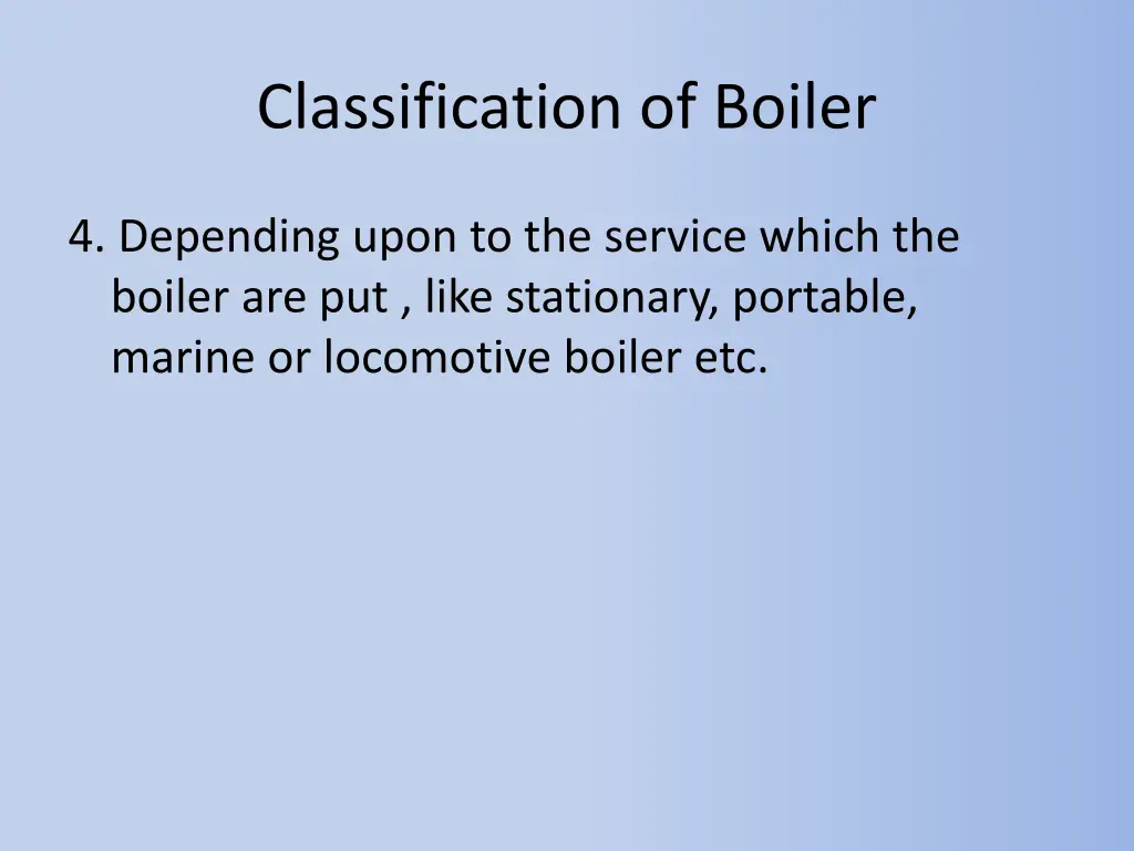 classification of boiler 3