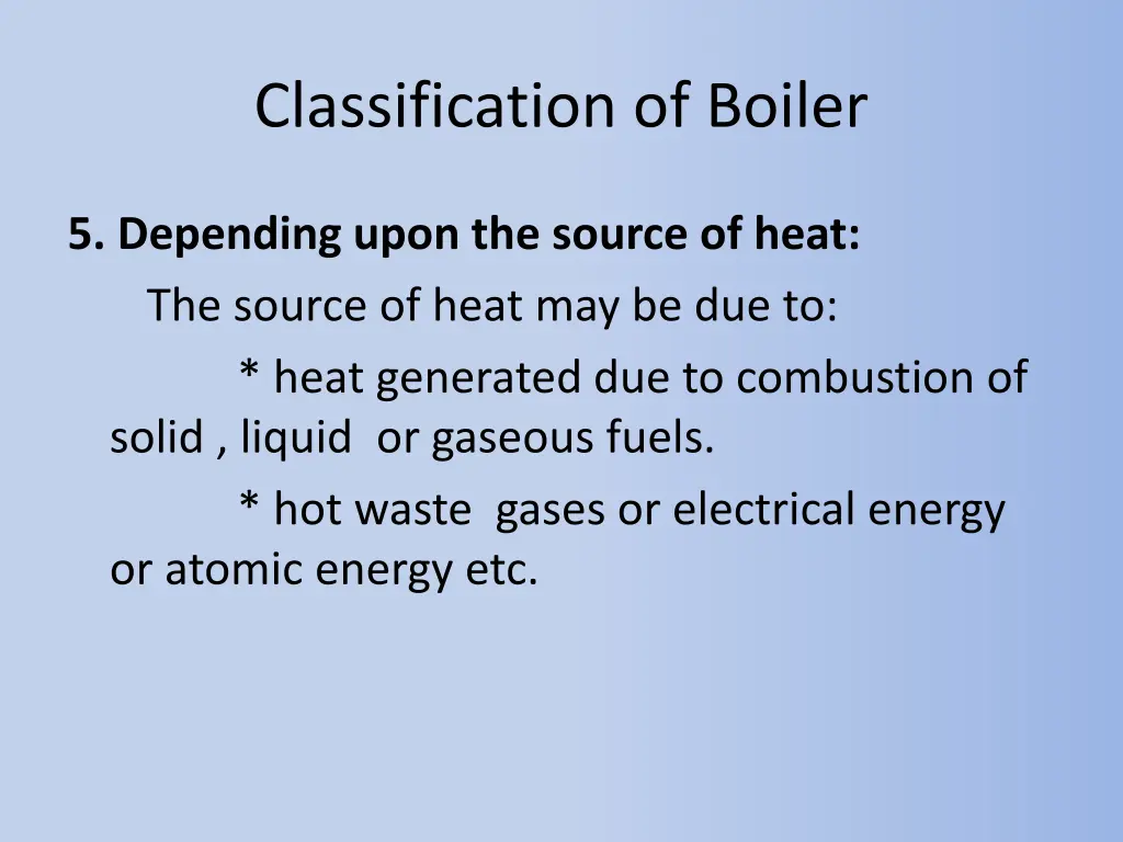 classification of boiler 4