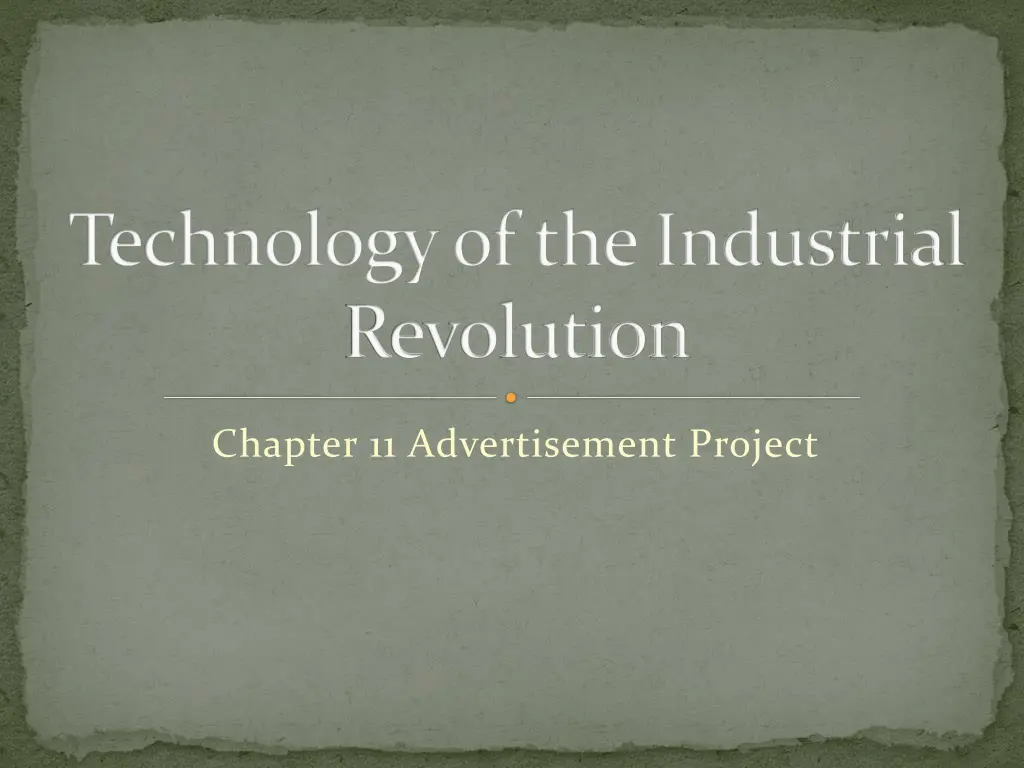 chapter 11 advertisement project