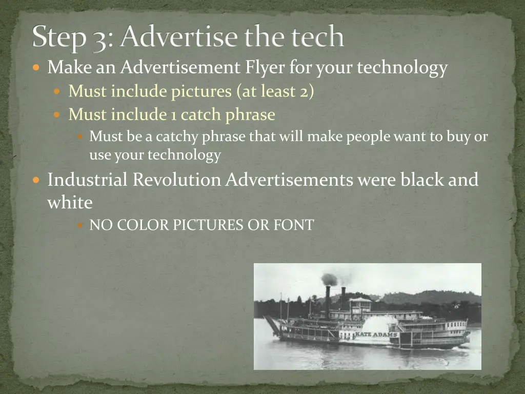 make an advertisement flyer for your technology