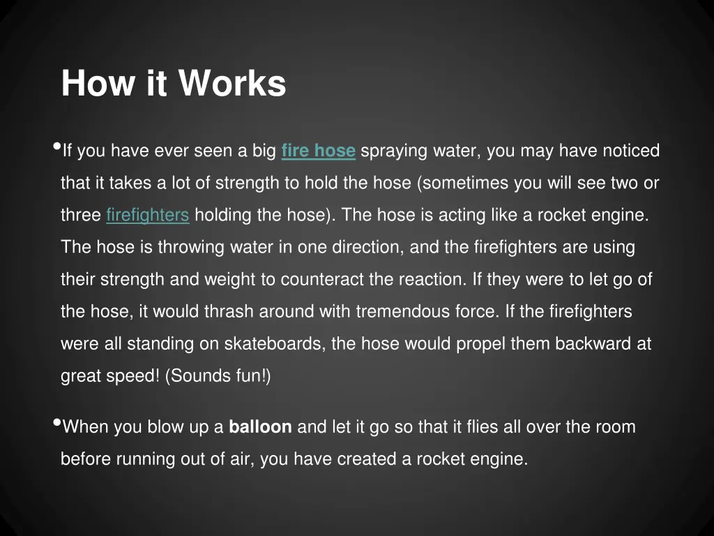 how it works