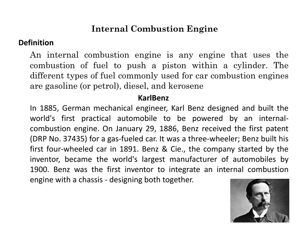 internal combustion engine