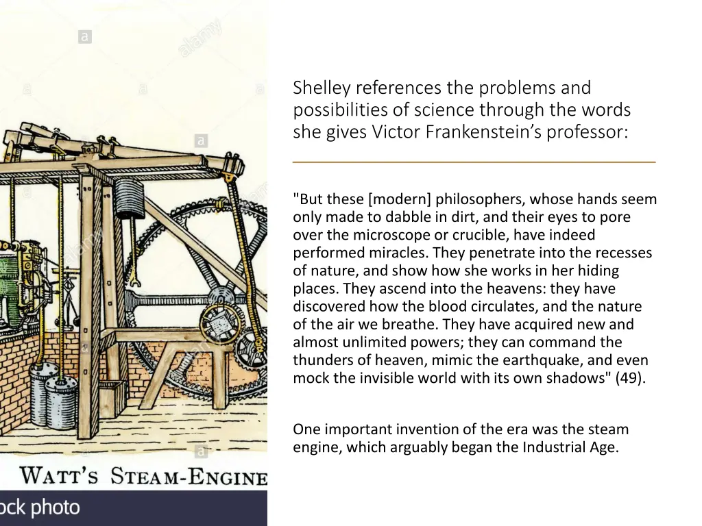shelley references the problems and possibilities