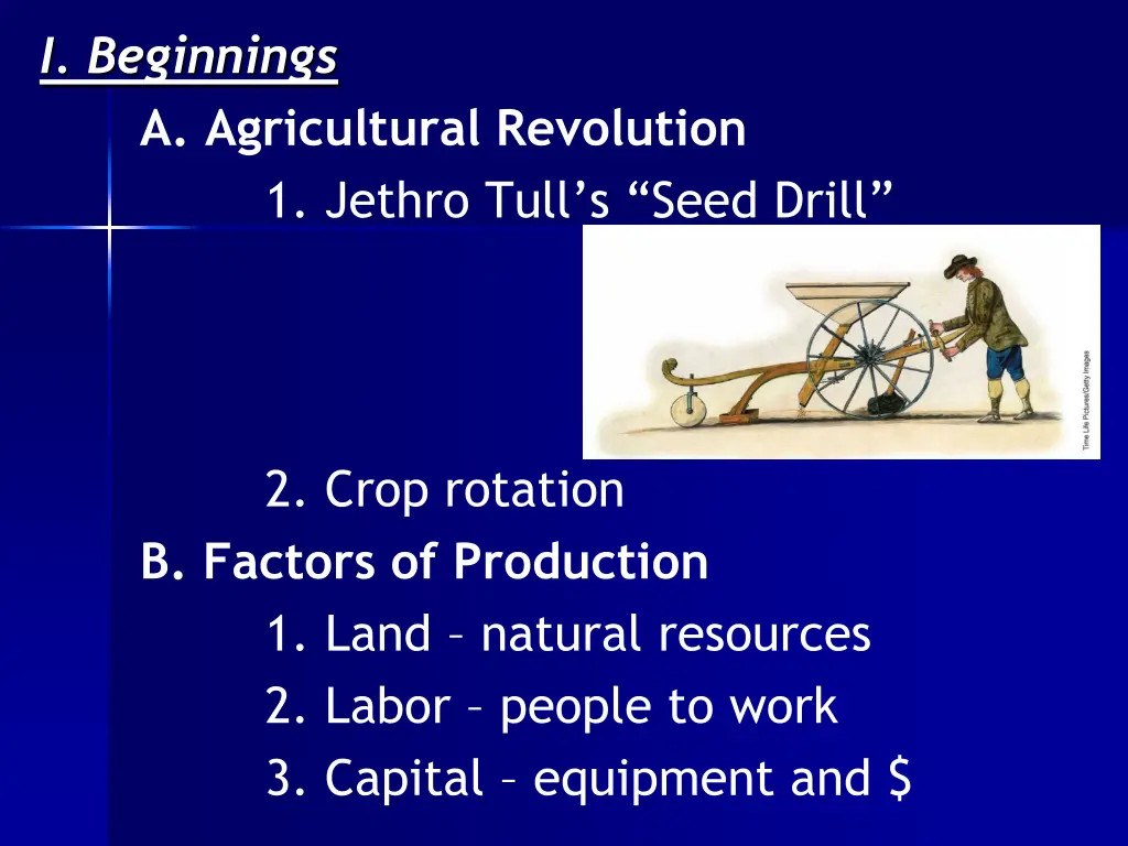 i beginnings a agricultural revolution 1 jethro