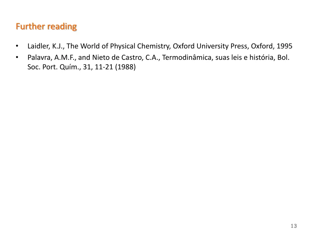 further reading