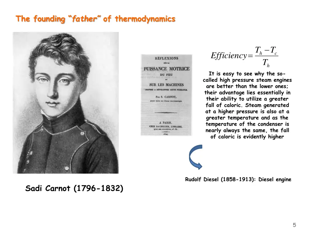 the founding father of thermodynamics