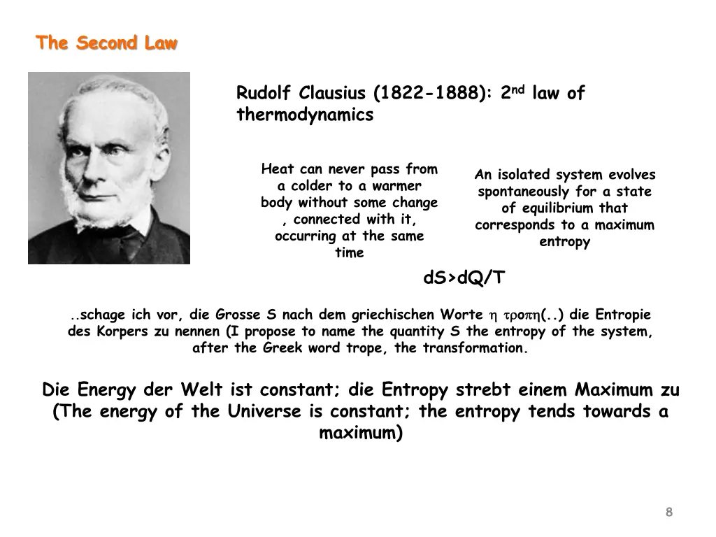 the second law
