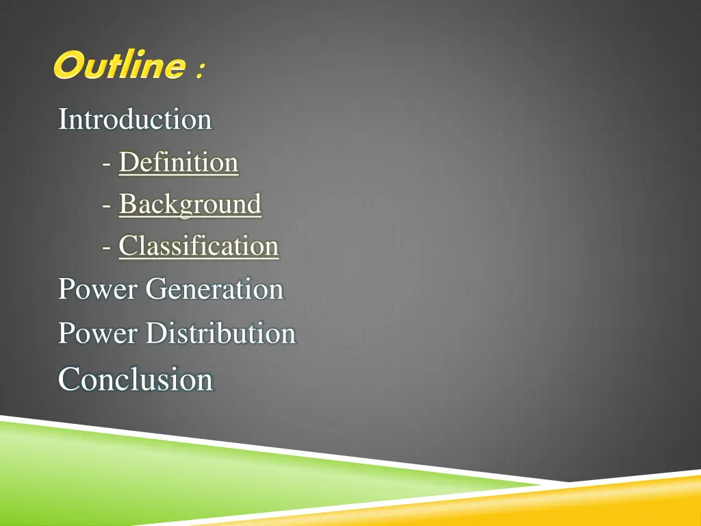 introduction definition background classification