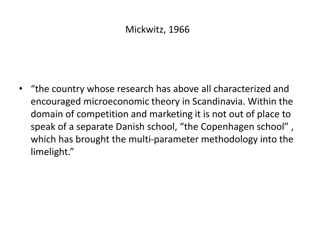 mickwitz 1966
