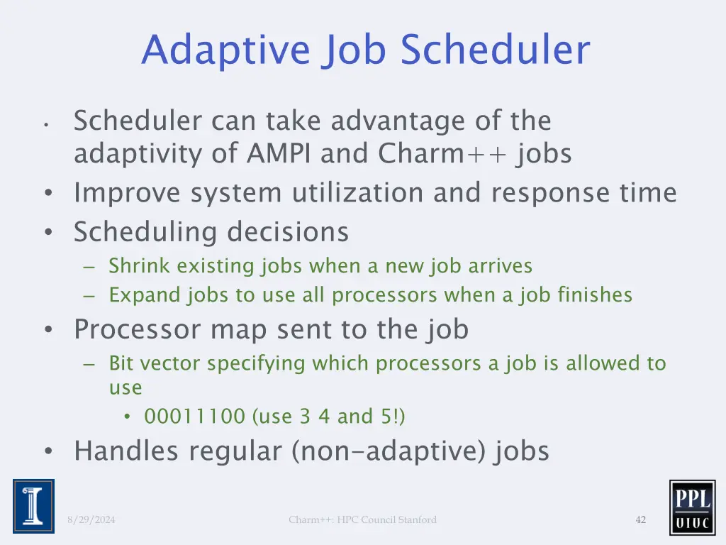 adaptive job scheduler