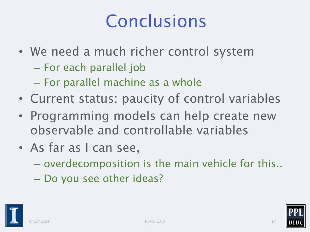conclusions