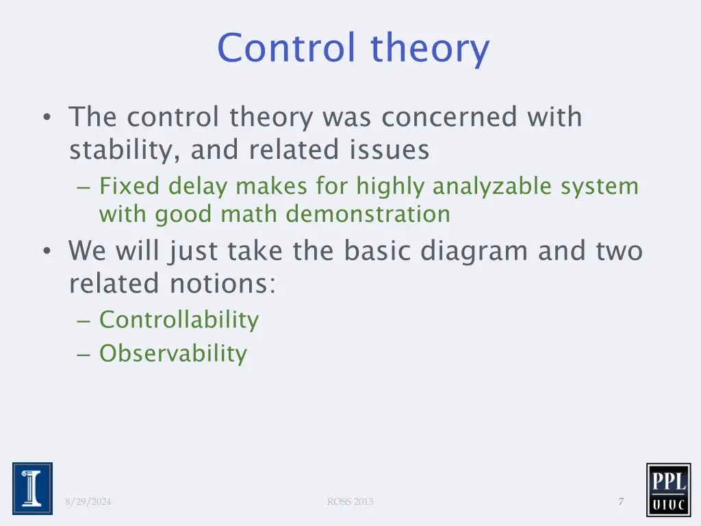 control theory