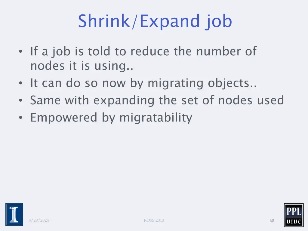 shrink expand job