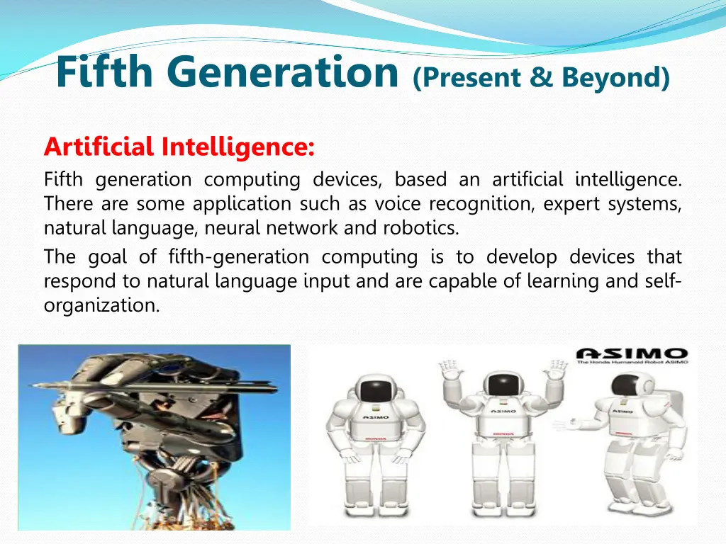 fifth generation present beyond