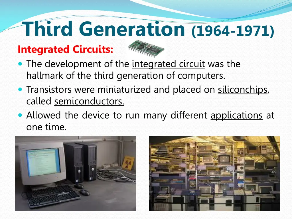 third generation 1964 1971