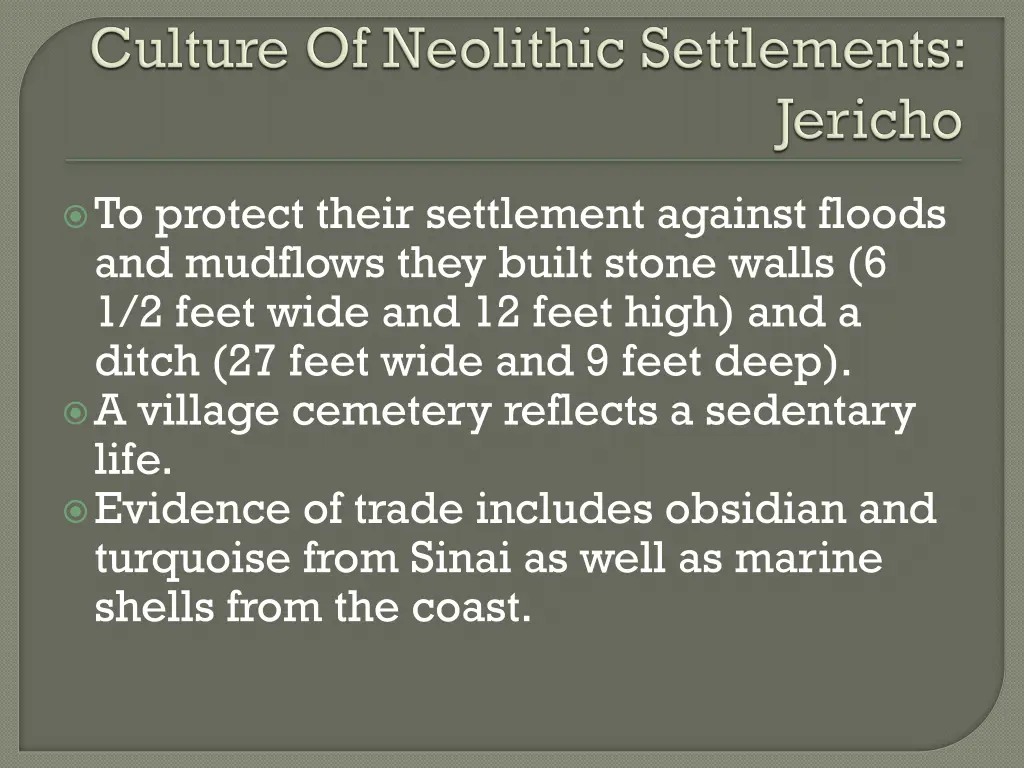 to protect their settlement against floods