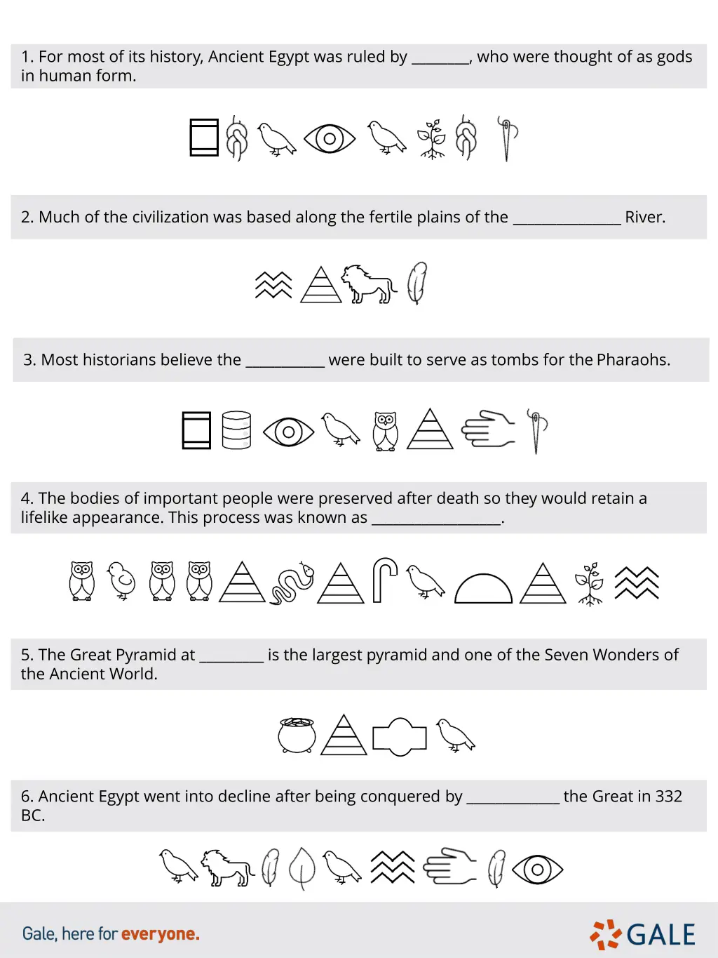 1 for most of its history ancient egypt was ruled