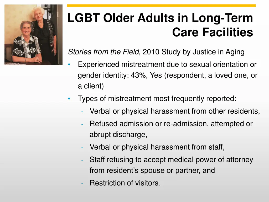lgbt older adults in long term