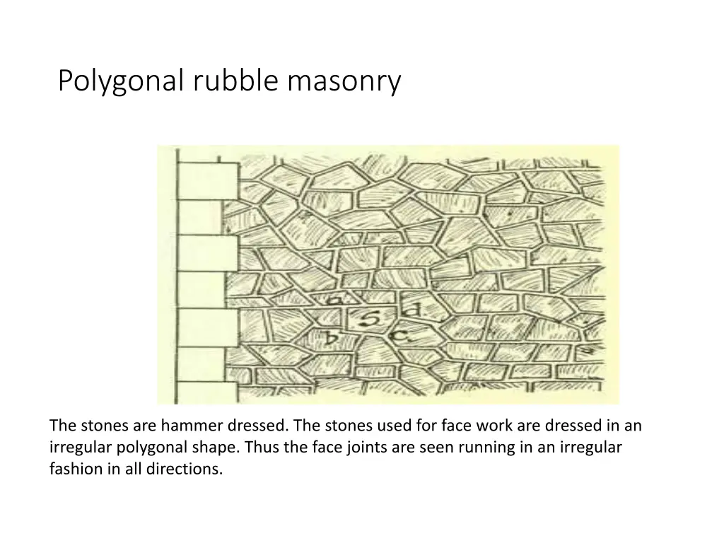 polygonal rubble masonry